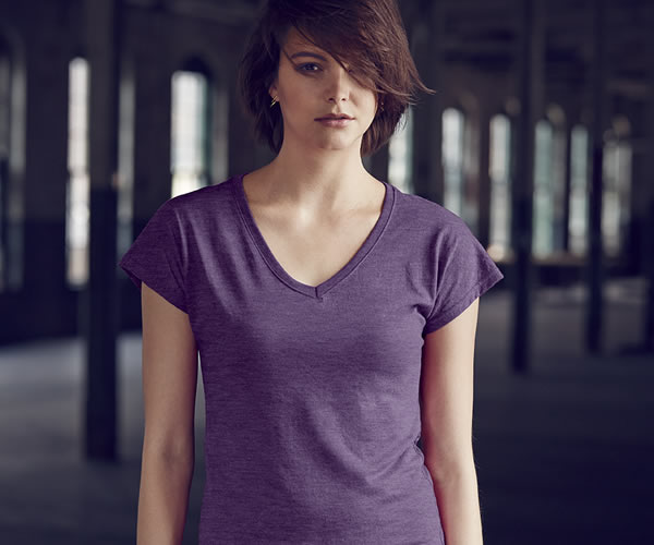 Anvil 6750VL Tri-Blend Ladies V-Neck